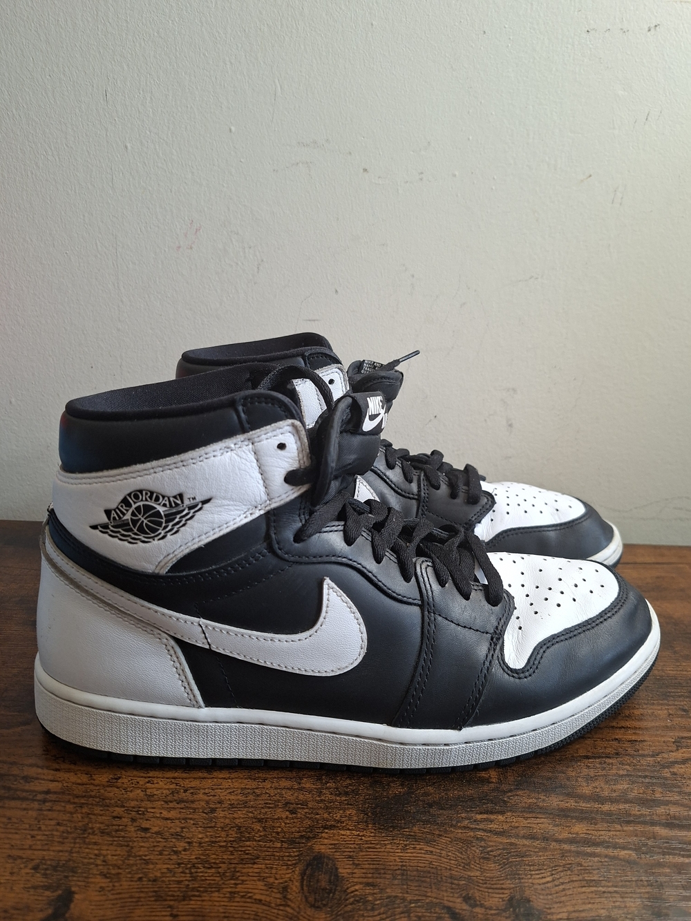 Nike Air Jordan 1 Retro High OG Black White DZ5485-010 Size 12